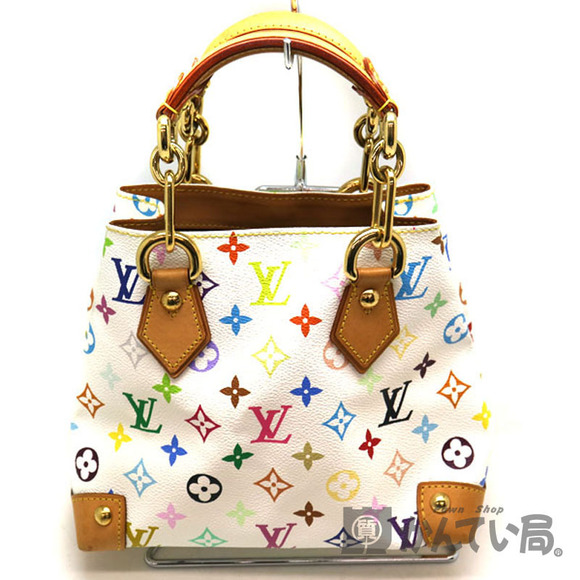 Louis Vuitton Handbags - Louis Vuitton Audra Handbag Multicolor Blanc White